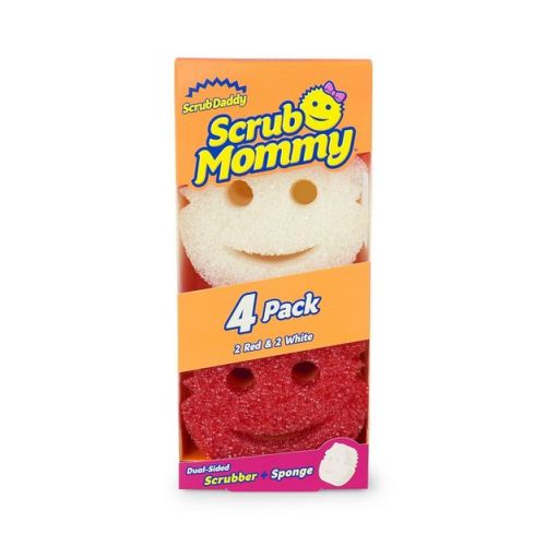 Scrub Daddy Dual-Sided Scrubber Sponge - 4ct