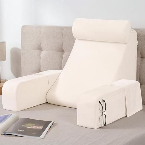 Back Pillow for Bed Medium(Ivory)