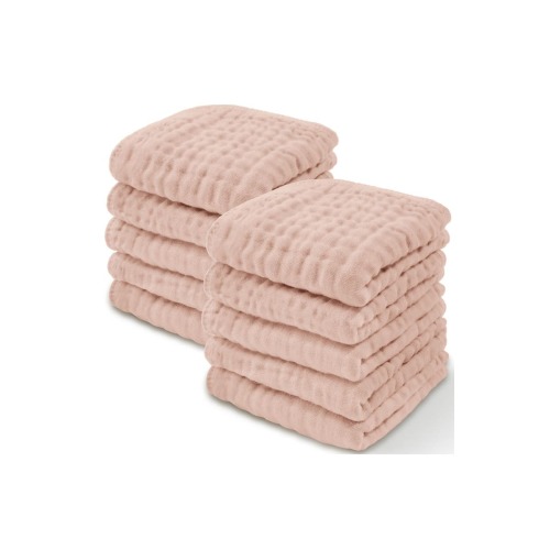 Muslin Washcloths - Pack of 10