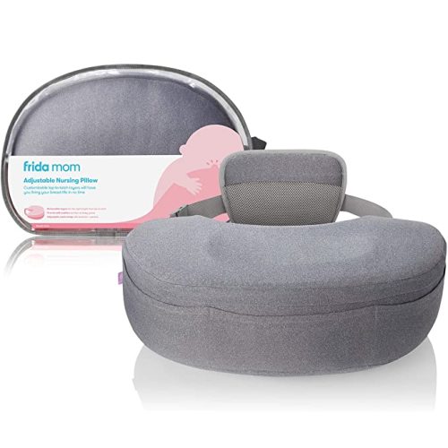 Amazon.com : Frida Mom Adjustable Nursing Pillow - Customizable Breastfeeding Pillow for Mom + Baby Comfort with Back Support, Adjustable Wrap Around Waist Strap, Pockets for Heat Relief : Baby