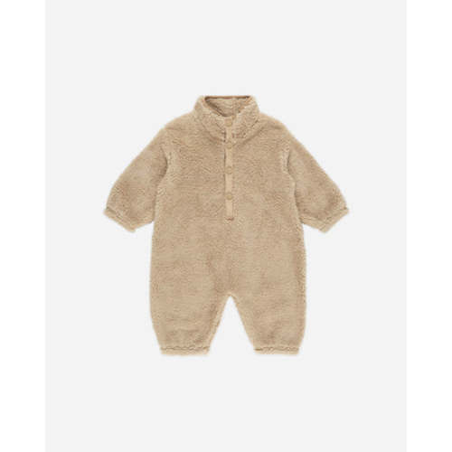 3-6M Fuzzy Winter Jumpsuit || Gold by Rylee + Cru