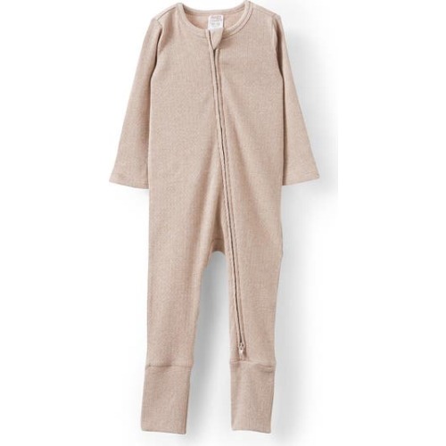 Organic Pointelle Zip All In One Romper, Newborn