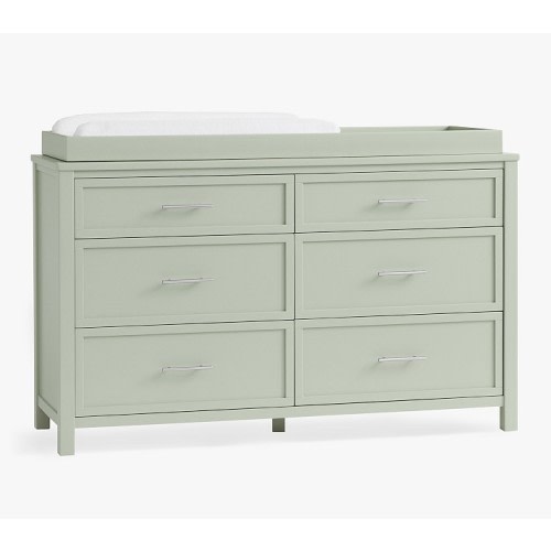 Camden 6-Drawer Dresser & Topper Set (56w x 19d")