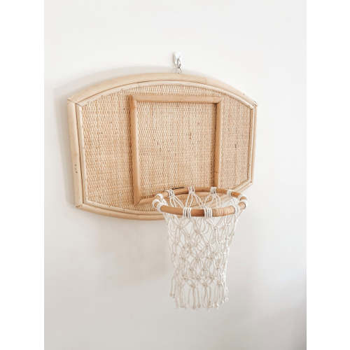 Rattan Basketball Hoop | Oak and Ayla – Oak & Ayla