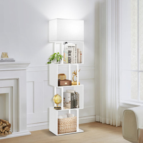 17 Stories Codrina 59" Bookcases with LED Light and Remote Control, 3 Color Temperature Column Floor Lamp & Reviews | Wayfair