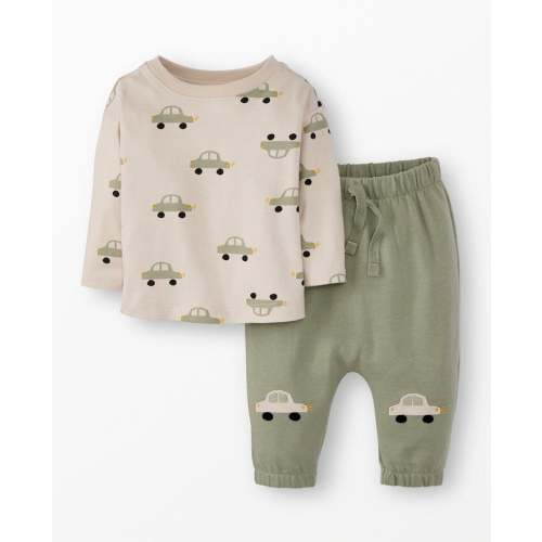 Baby Long Sleeve T-Shirt & French Terry Pants Set | Hanna Andersson