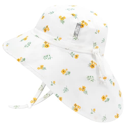 JAN & JUL Girls' Grow-with-Me Cotton Xplorer Sun Hat with Large Brim