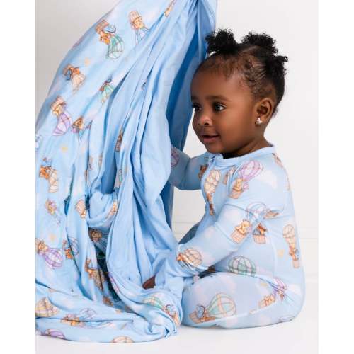 Bear In The Air Blanket