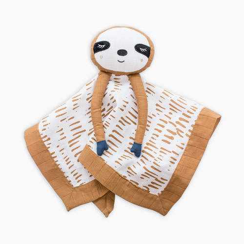 Lulujo Cotton Muslin Lovie - Sloth