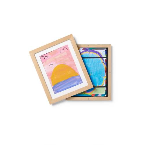 Kids Art Frame in Solid Oak, 8.5x11 in | 22x28 cm