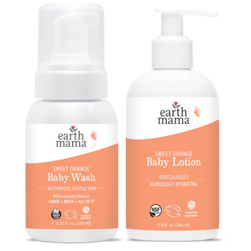 Sweet Orange Baby Wash and Lotion Set