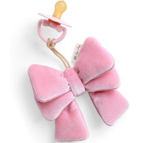 Itzy Ritzy Bitzy Pal ™ Bow Natural Rubber Pacifier & Lovey