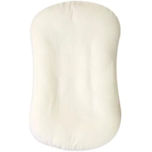 Baby Lounger and Cover(Free Cover). HNPP Nude Pink Lounger and Cream Gauze Cotton Cover. (Cream) : Amazon.com.au: Baby