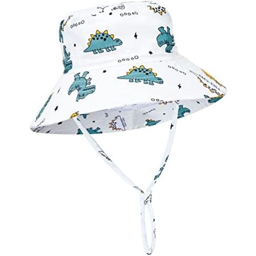 Baby Boy Sun Hat Baby Hats UPF 50+ Toddler Sun Hat Infant Sun Hats Kids Beach Summer Adjustable Bucket Hat