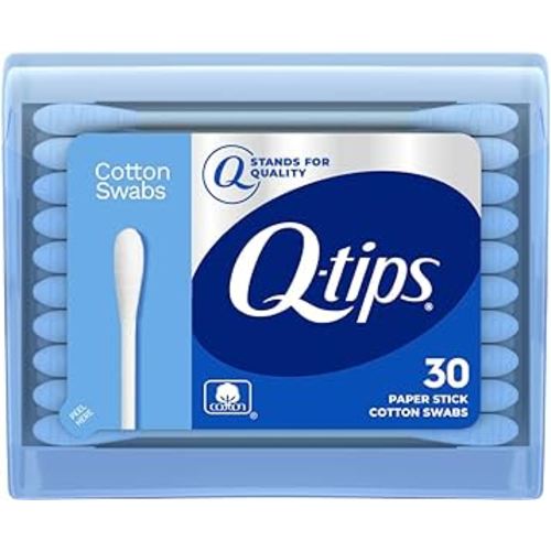 Q-tips Swabs Travel Pack,30 Count, Pack of 1 blue