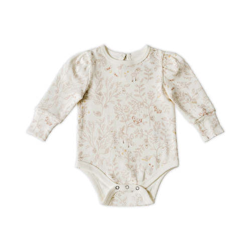 Puff Sleeve One-Piece - Secret Garden