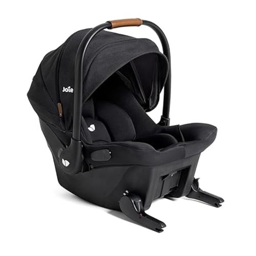 Joie Mint Latch Baseless Infant Car Seat – Lightweight, Built-in Rigid Latch Connectors and Side Impact Protection – No Base Installation Required (Dove)