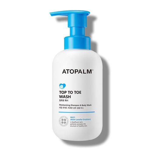 ATOPALM Top to Toe Baby Wash & Shampoo, Sulfate-Free, pH Balanced, Head to Toe Bath, 10.1 Fl Oz, 300ml