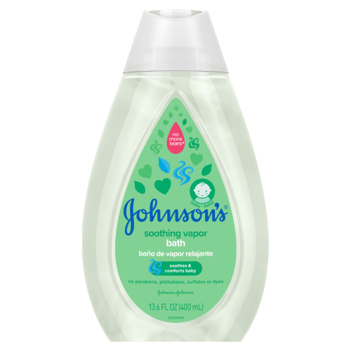 Johnson's Soothing Tear Free Vapor Bath Body Wash for Baby, 13.6 oz