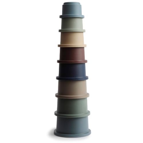 Mushie Bath Toys Stacking Cups