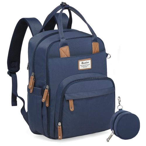 Ruvalino Classic Diaper Bag Backpack - Navy Blue