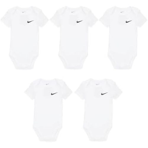 Nike 5-Pack White Onesies (3 month)