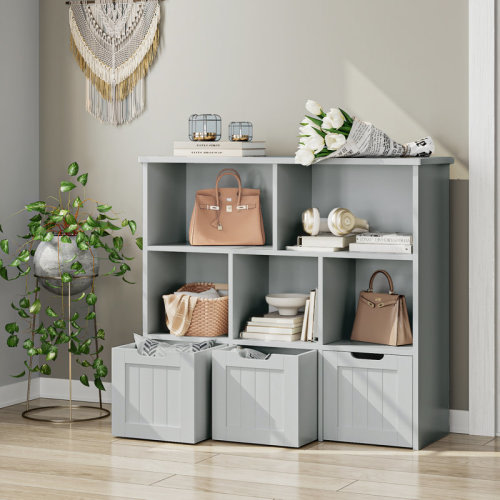 Zipcode Design™ Kalb 39.4"W x 35.4'' H Toy Box and Organizer & Reviews | Wayfair