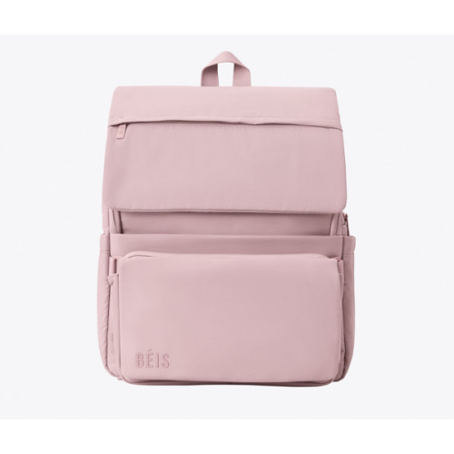 BÉIS 'The Ultimate Diaper Backpack' in Atlas Pink - Best Pink Backpack Diaper Bag