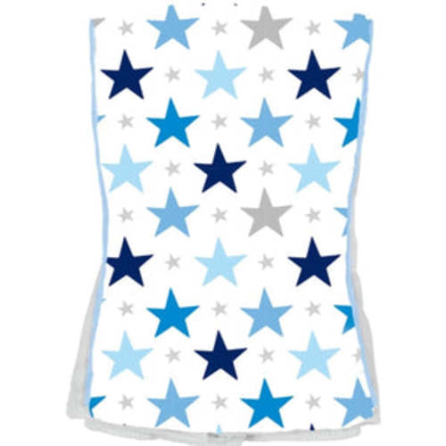 Burp Cloth- Blue Stars – The Present Event