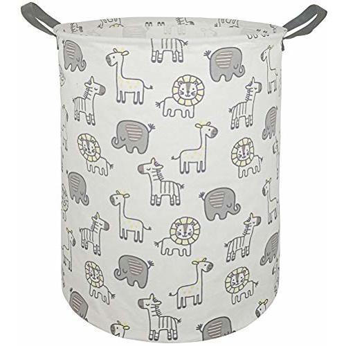 MAIZMZ Kids Hamper Baby Storage Bins Gift Toy Box Organizer Nursery Waterproof Laundry Basket Large Canvas Collapsible Chest for Boys Girls Bedroom Closet Shelf Room Decor