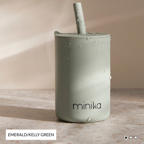 Silicone straw glass Kids | Minika | Kids Kitchen & Dining Accessories | Simons