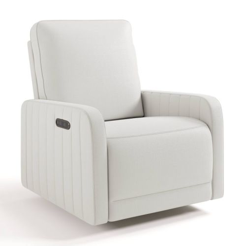 Storkcraft Kyoto Power Recliner Swivel Glider with Dual USB Charging
