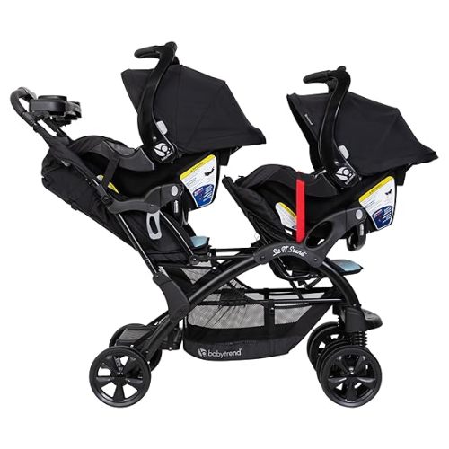 Baby Trend Sit N’ Stand® Double Stroller, Desert Blue