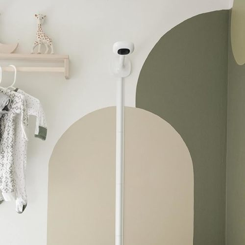 Nanit Pro Smart Baby Monitor & Wall Mount - White - Pro Camera & Wall Mount