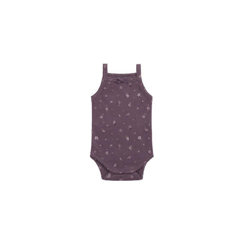 Organic Cotton Bridget Singlet Bodysuit - Goldie Huckleberry Large – Jamie Kay USA
