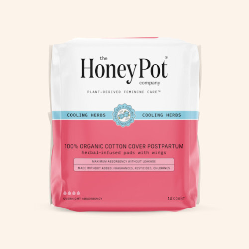 Honey Pot Organic Cotton Cover Post-Partum Pads