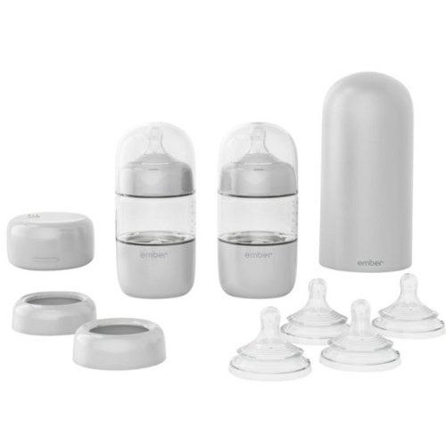 Ember - Baby Bottle System 6 oz Self-Warming Smart Baby Bottle - Gray