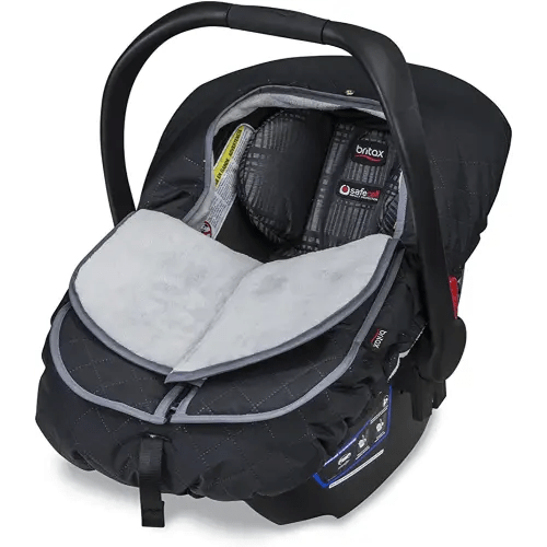 Britax B-Warm Insulated Infant Car Seat Cover, Machine Washable, Polar Mist