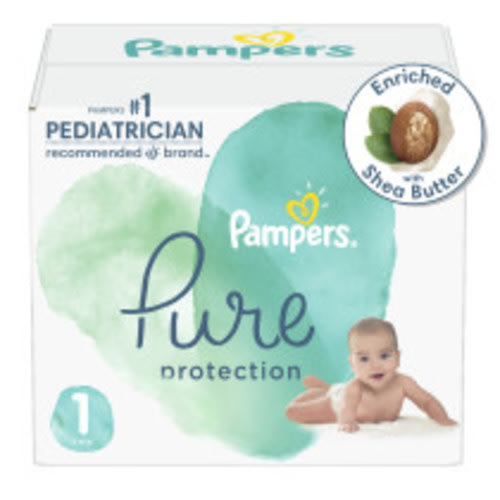 Pampers Pure Protection Diapers (Size 1)