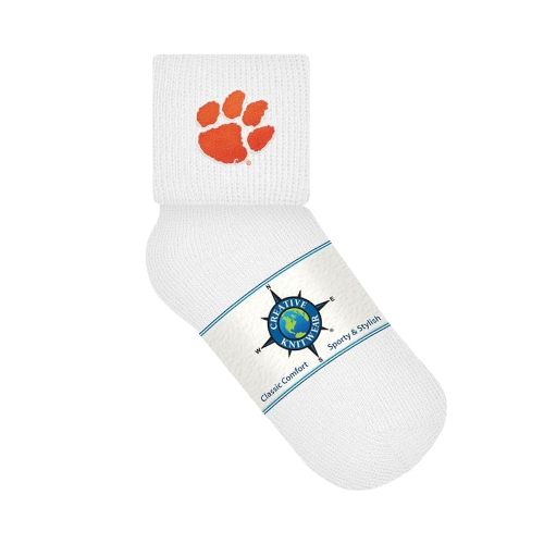 Creative Knitwear College Baby Anklet Sock - Embroidered Team Logo, Unisex (0-12 Months), Baby Sports Apparel