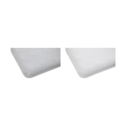 2 Pack Jersey Fitted Cotton Cot Sheets - Grey