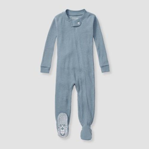 Burt's Bees Baby® Baby Girls' Snug Fit Lyocell Thermal Solid Footed Pajama - Mauve 6-9m