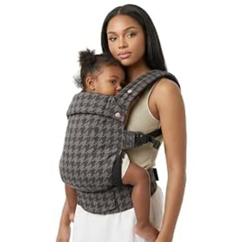 Baby Carrier Newborn to Toddler- Ergonomic,Cozy and Lightweight Infant Carrier for 7-40lbs,3 Carry Positions Newborn Carrier,Gray