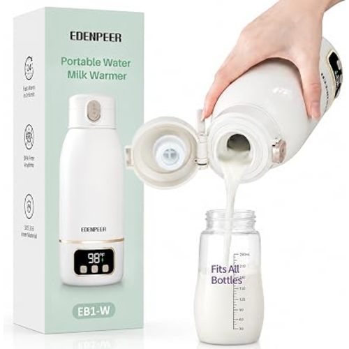 Portable Bottle Warmer for Travel, Heats for Breastmilk & Formula & Water