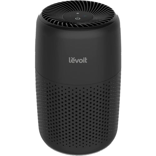 LEVOIT Air Purifiers for Bedroom Home Dorm, AHAM VERIFIDE, 3-in-1 Filter Cleaner With Aroma Pad, Filters Smoke, Allergens, Pet Dander, Odor, Dust, Office, Desktop, Core Mini-P, Black
