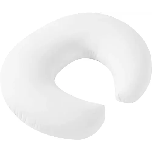 Nursing Pillow and Positioner with Cover for Breastfeeding and Bottle Feeding, Propping Baby, Tummy Time, Baby Sitting Support, Awake-Time Support (Pillow Only, 22" x 17.7" x 5.9")