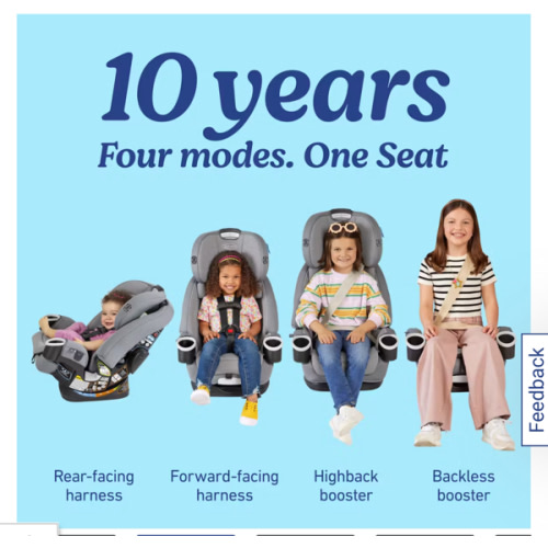 4Ever® DLX 4-in-1 Car Seat