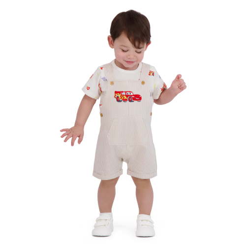 Disney Cars Baby Boy Shortall Set, Sizes 0/3 Months-24 Months