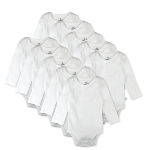 10-Pack Organic Cotton Long Sleeve Bodysuits | Honest Baby Clothing