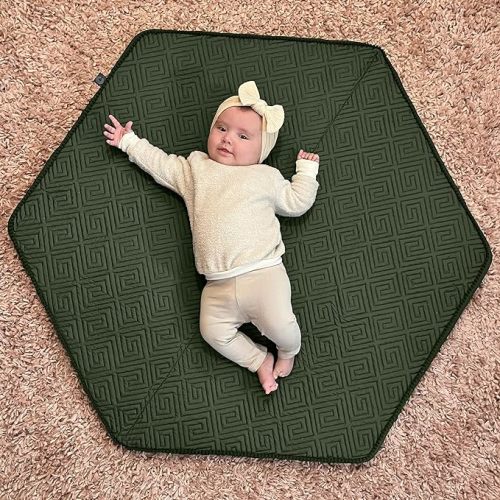 Boppy Baby Play Mat for Infants, Toddlers and Kids, Moss-Maze Green - Moss Green